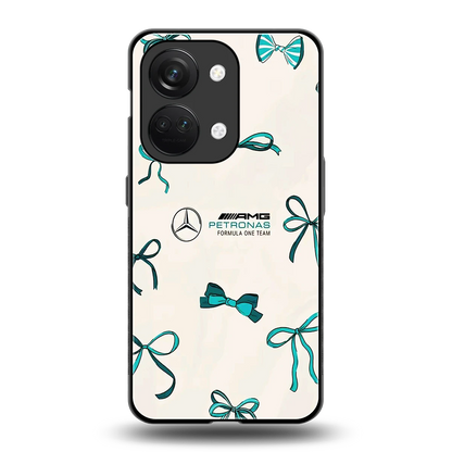 AMG X Bows back phone cover | glass case for oneplus nord 3