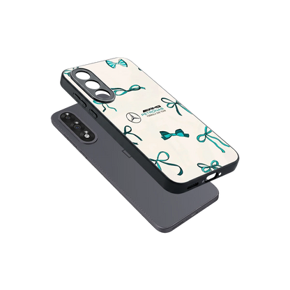 AMG X Bows sleek oneplus nord 5 cover with tempered glass back and TPU edges