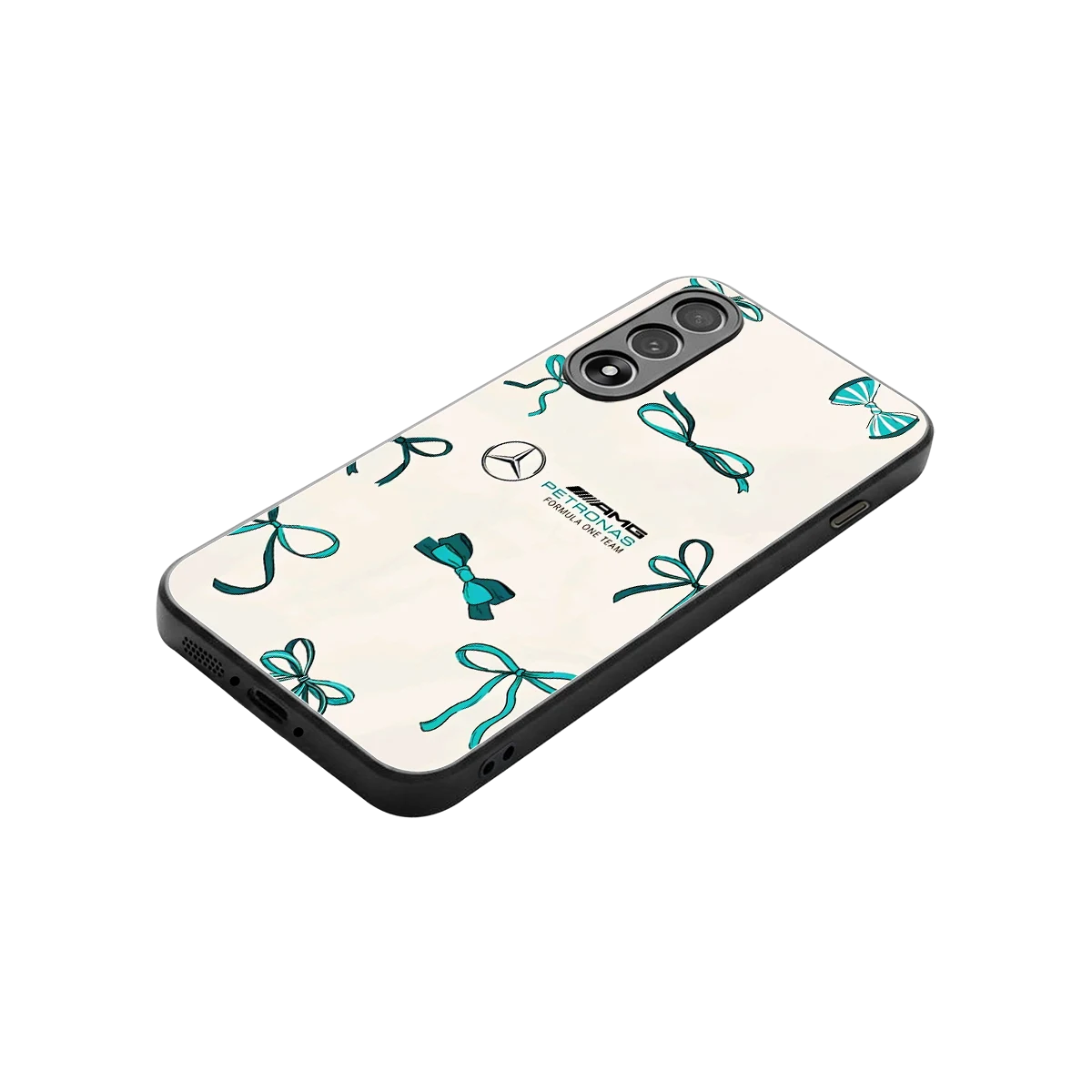 AMG X Bows stylish phone case for oneplus nord 5 | glossy glass and slim fit