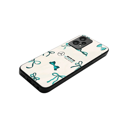 AMG X Bows stylish phone case for oneplus nord ce 2 lite | glossy glass and slim fit