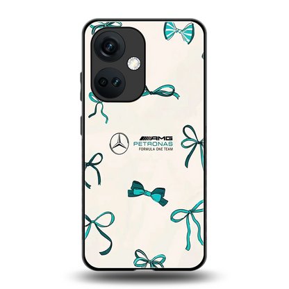 AMG X Bows back phone cover | glass case for oneplus nord ce 3