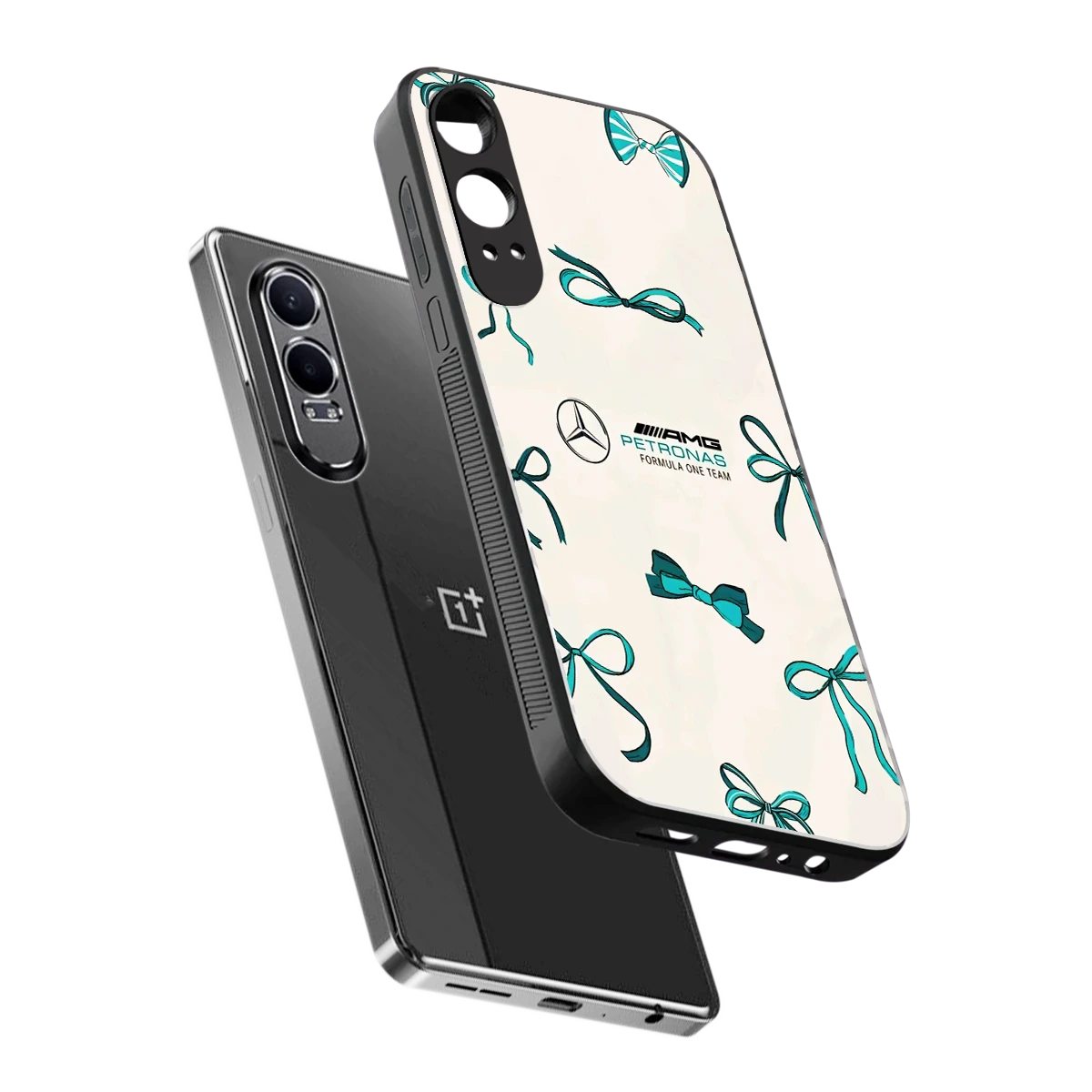 AMG X Bows sleek oneplus nord ce 4 lite cover with tempered glass back and TPU edges