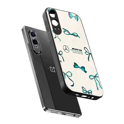 AMG X Bows sleek oneplus nord ce 4 lite cover with tempered glass back and TPU edges