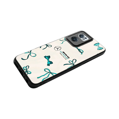 AMG X Bows stylish phone case for oneplus nord ce 2 | glossy glass and slim fit