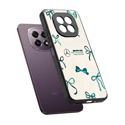 AMG X Bows sleek oppo f29 5g cover with tempered glass back and TPU edges