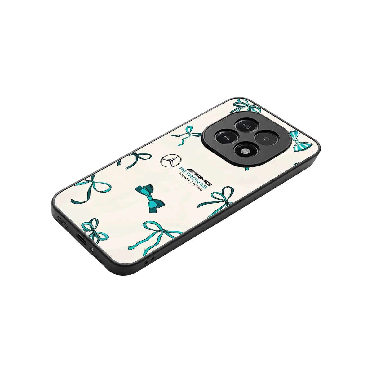 AMG X Bows stylish phone case for oppo f29 5g | glossy glass and slim fit