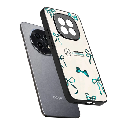 AMG X Bows sleek oppo f29 pro 5g cover with tempered glass back and TPU edges