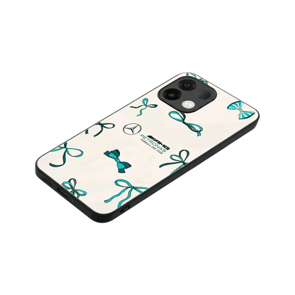 AMG X Bows stylish phone case for oppo k13 5g | glossy glass and slim fit