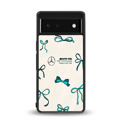 AMG X Bows back phone cover | glass case for google pixel 6