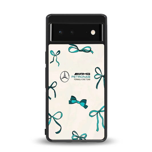 AMG X Bows back phone cover | glass case for google pixel 6a