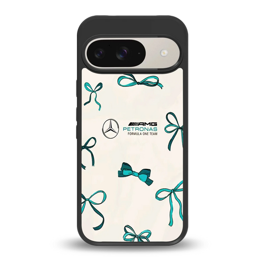 AMG X Bows back phone cover | glass case for google pixel 9