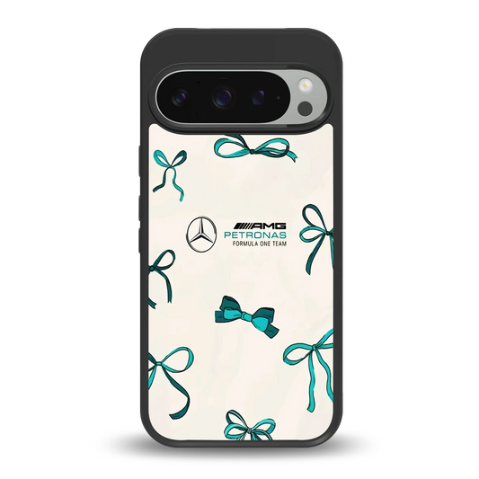 AMG X Bows back phone cover | glass case for google pixel 9 pro