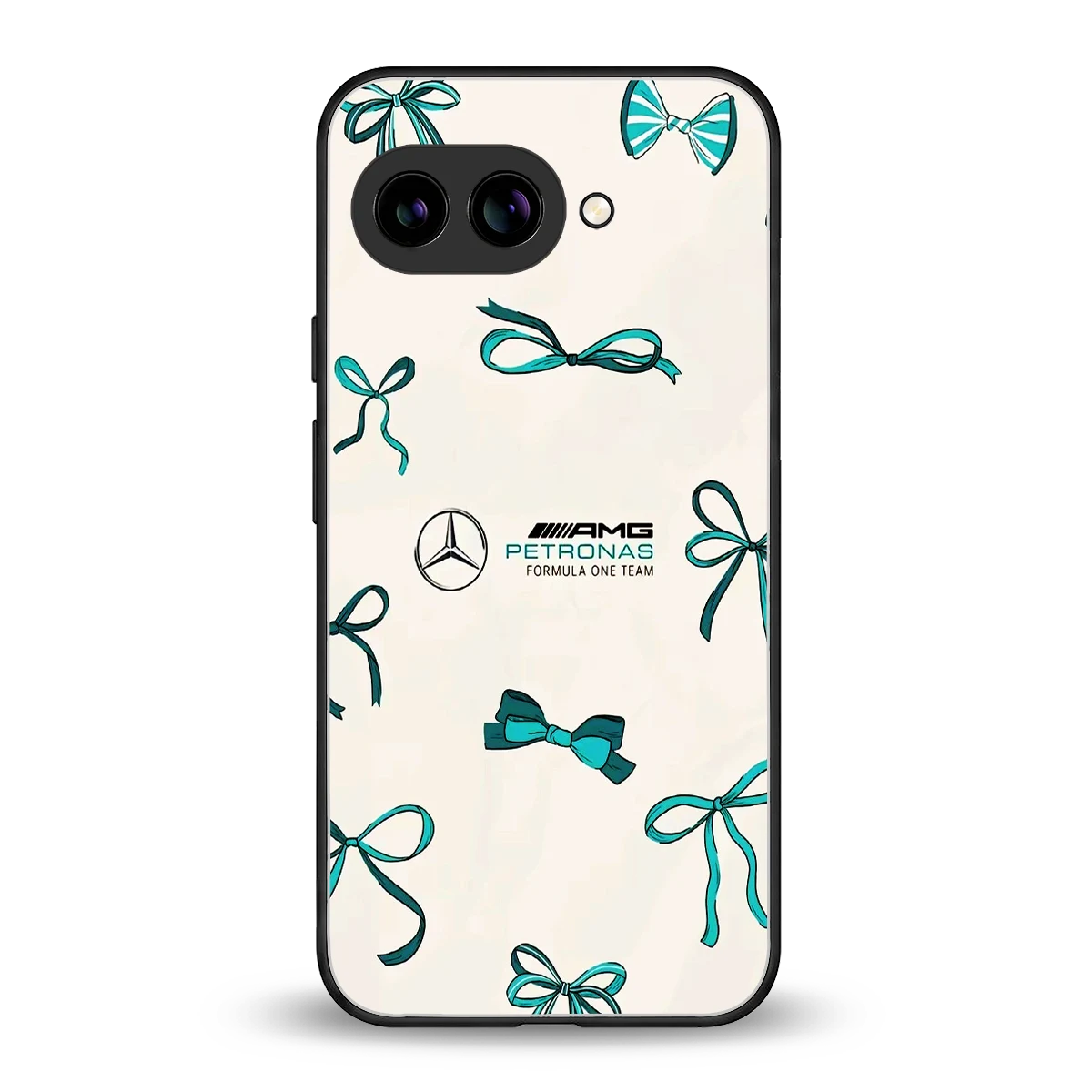 AMG X Bows back phone cover | glass case for google pixel 9a