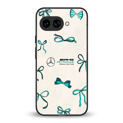 AMG X Bows back phone cover | glass case for google pixel 9a