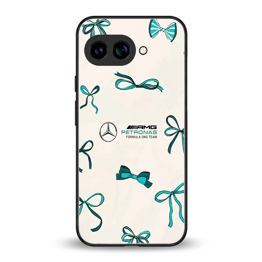AMG X Bows back phone cover | glass case for google pixel 9a