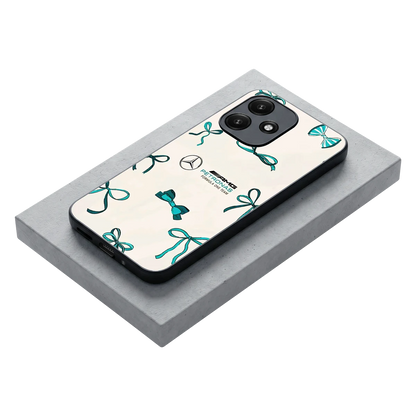AMG X Bows stylish phone case for redmi 12 5g | glossy glass and slim fit