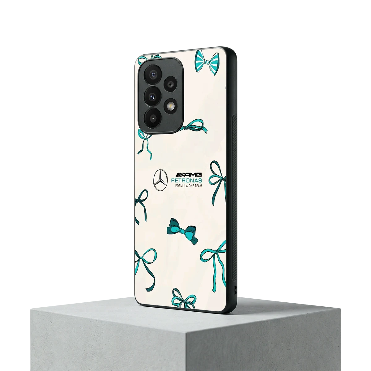AMG X Bows samsung galaxy a23 mobile cover | shockproof glass phone case