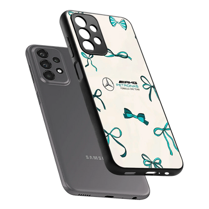 AMG X Bows sleek samsung galaxy a23 cover with tempered glass back and TPU edges