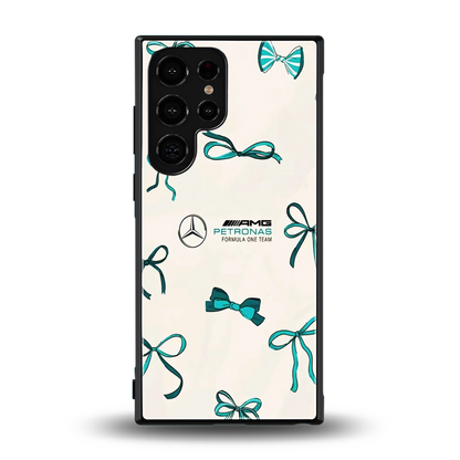 AMG X Bows back phone cover | glass case for samsung galaxy s24 ultra