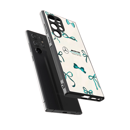 AMG X Bows sleek samsung galaxy s23 ultra cover with tempered glass back and TPU edges