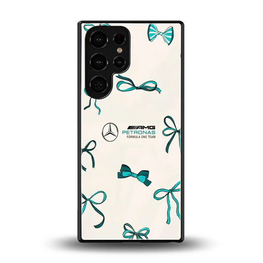 AMG X Bows back phone cover | glass case for samsung galaxy s26 ultra