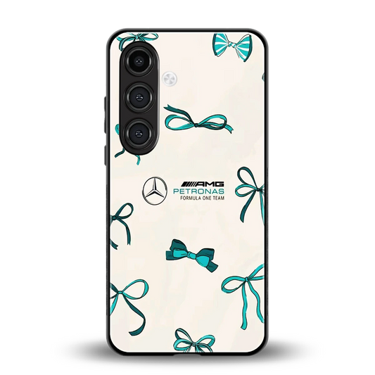 AMG X Bows back phone cover | glass case for samsung galaxy s24