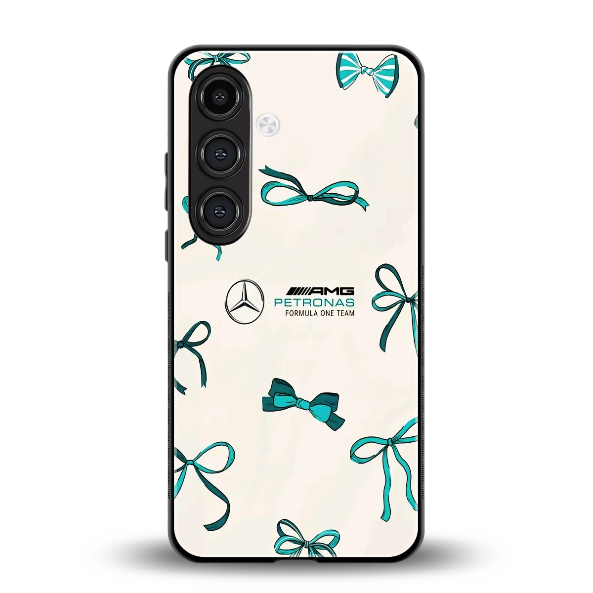 AMG X Bows back phone cover | glass case for samsung galaxy s24 fe