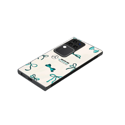 AMG X Bows stylish phone case forvivo v30 pro | glossy glass and slim fit