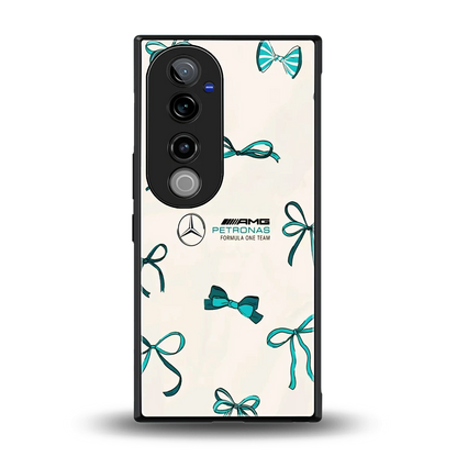 AMG X Bows back phone cover | glass case for vivo v40 pro