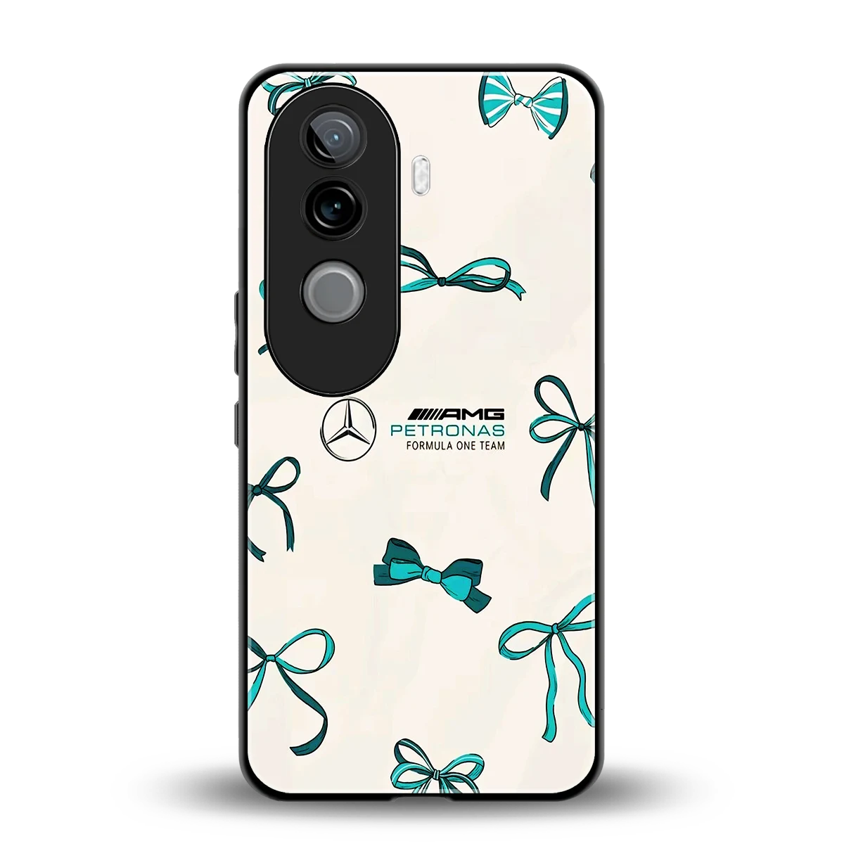 AMG X Bows back phone cover | glass case for vivo v40e