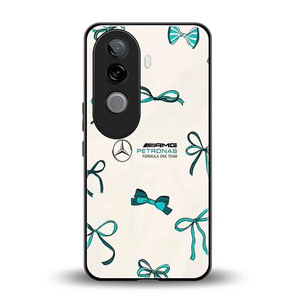 AMG X Bows back phone cover | glass case for vivo v40e