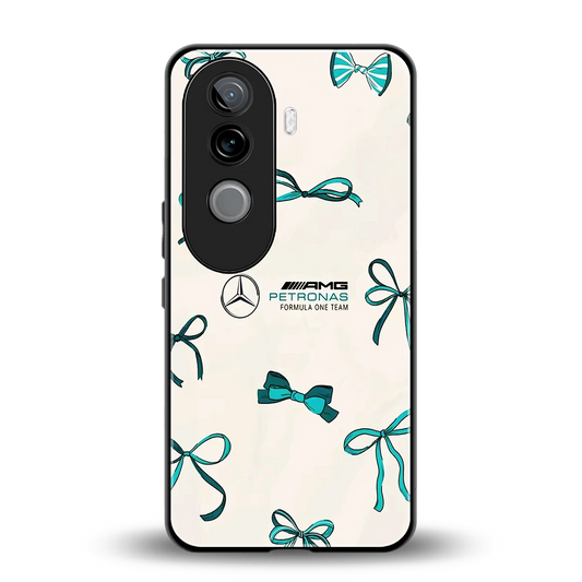 AMG X Bows back phone cover | glass case for vivo v40e