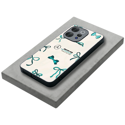 AMG X Bows stylish phone case for vivo v70 elite | glossy glass and slim fit