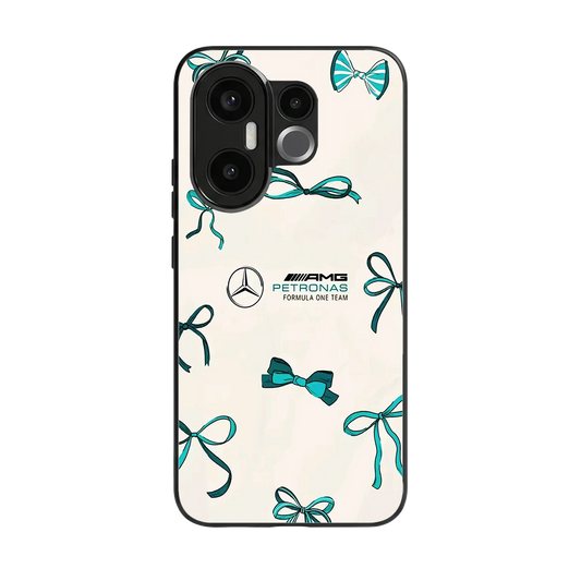 AMG X Bows back phone cover | glass case for vivo x200 fe