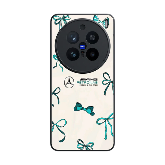 AMG X Bows back phone cover | glass case for vivo x200 pro