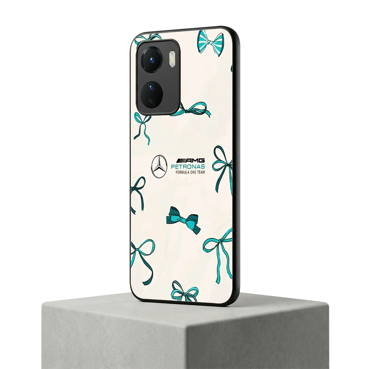 AMG X Bows vivo y16 mobile cover | shockproof glass phone case