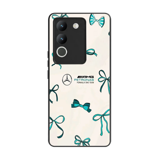 AMG X Bows back phone cover | glass case for vivo y200 5g