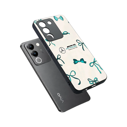 AMG X Bows sleek vivo y200 5g cover with tempered glass back and TPU edges