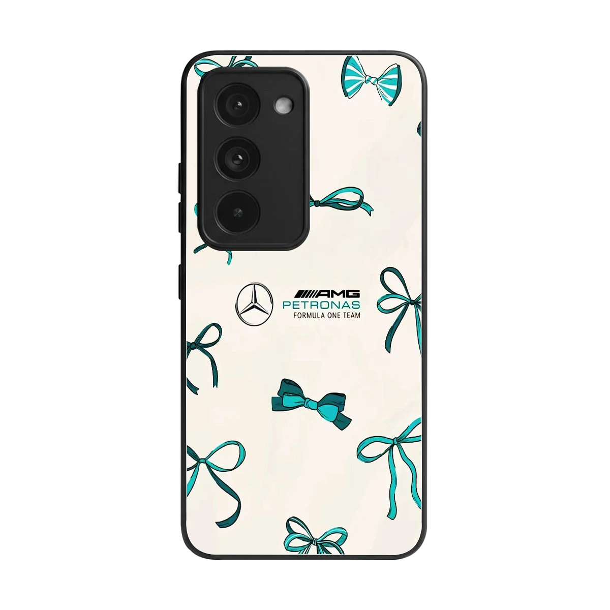 AMG X Bows back phone cover | glass case for redmi 15 5g