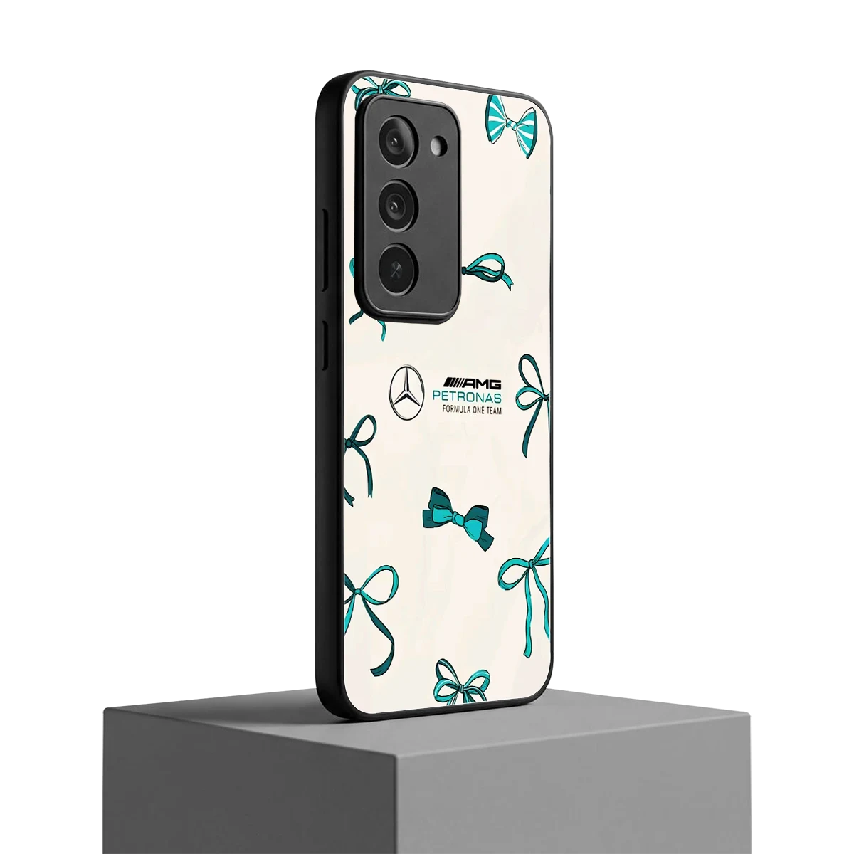AMG X Bows redmi 15 5g mobile cover | shockproof glass phone case