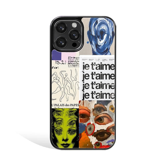 Premium Glass Back Mobile Phone Cover for iPhone, Samsung, OnePlus, Google Pixel, Redmi, Oppo, Vivo & Realme