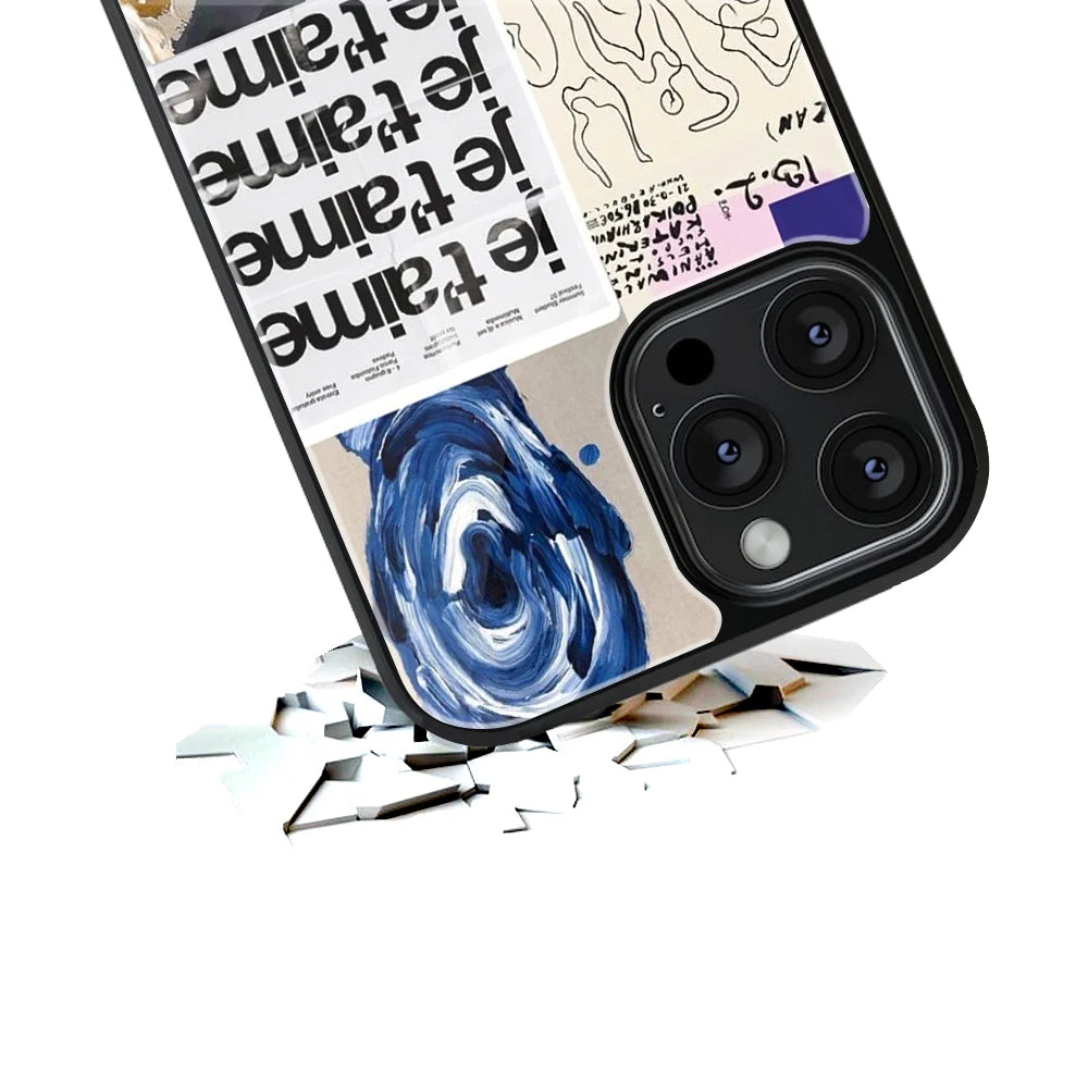 Durable Glass Back Mobile Case for iPhone, Samsung, OnePlus, Google Pixel, Redmi, Vivo, Oppo