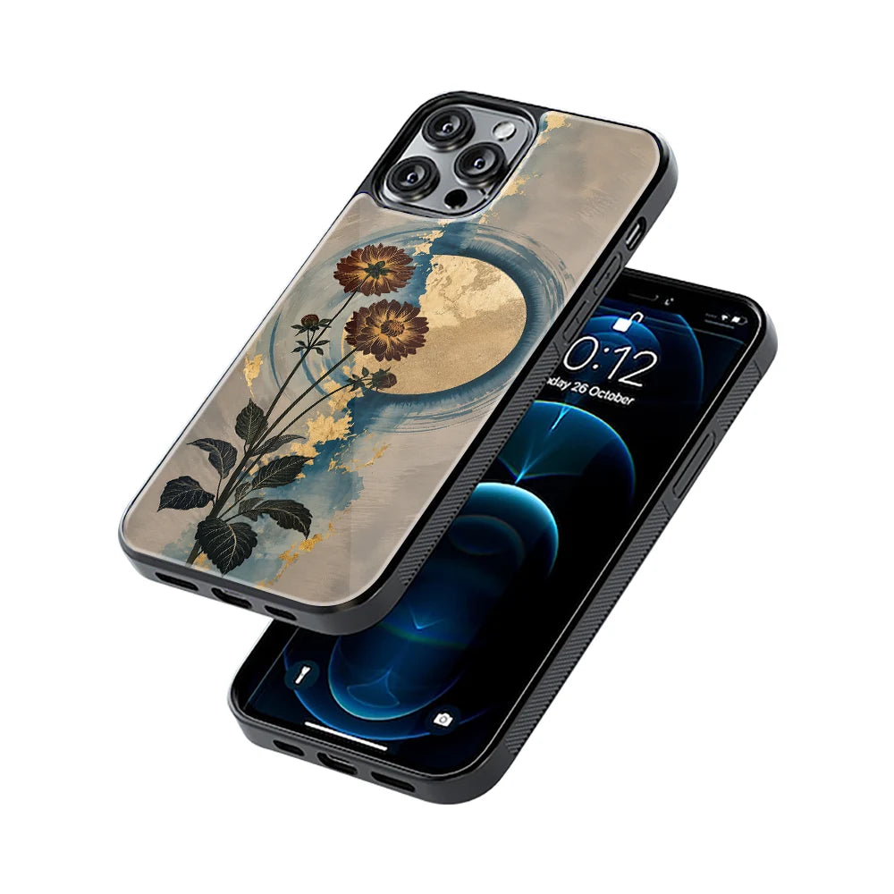 Protective Glass Back Phone Case Compatible with iPhone, Samsung, OnePlus, Pixel & More