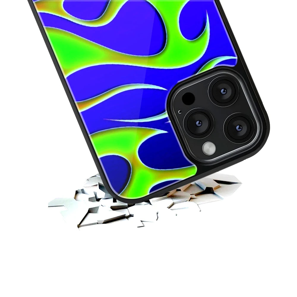 Durable Glass Back Mobile Case for iPhone, Samsung, OnePlus, Google Pixel, Redmi, Vivo, Oppo