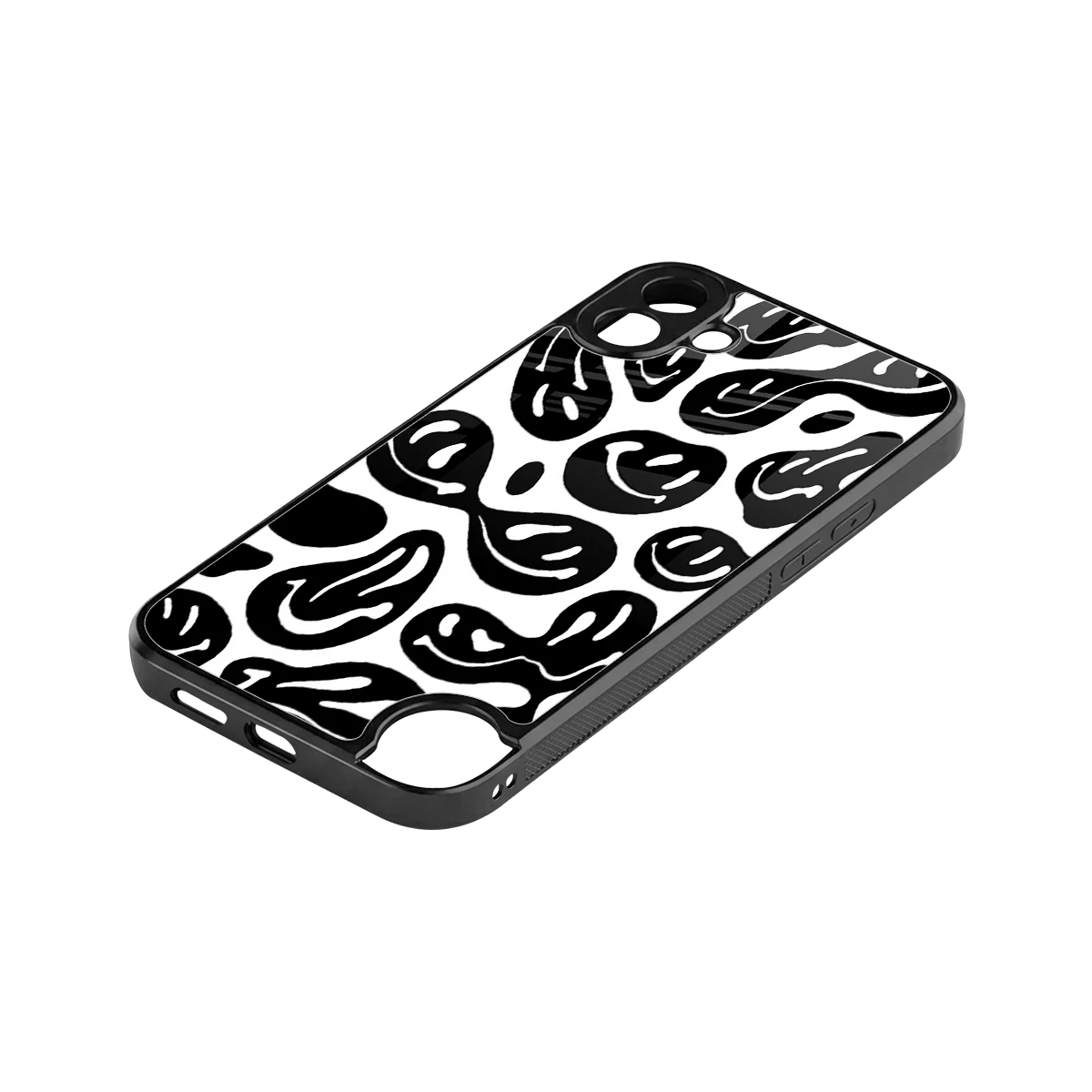 Acid Smiles BW stylish phone case for cmf nothing phone 1 | glossy glass and slim fit