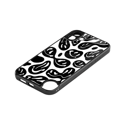 Acid Smiles BW stylish phone case for cmf nothing phone 1 | glossy glass and slim fit