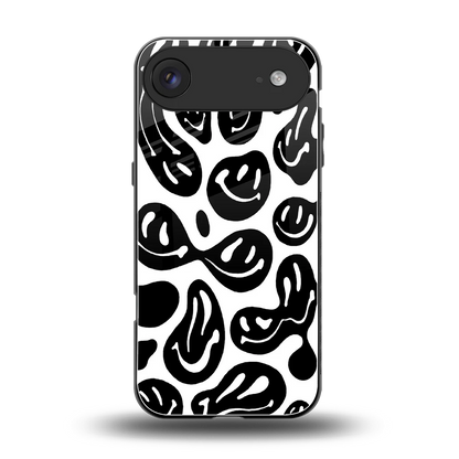 Acid Smiles BW back phone cover | glass case for iphone air
