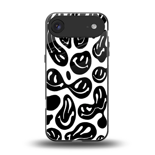 Acid Smiles BW back phone cover | glass case for iphone air