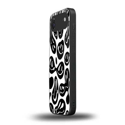 Acid Smiles BW iphone air mobile cover | shockproof glass phone case
