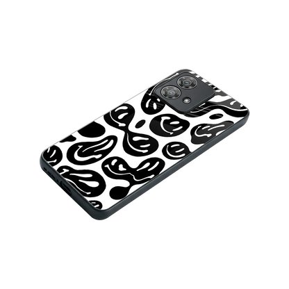 Acid Smiles BW stylish phone case for motorola edge 40 neo 5g | glossy glass and slim fit